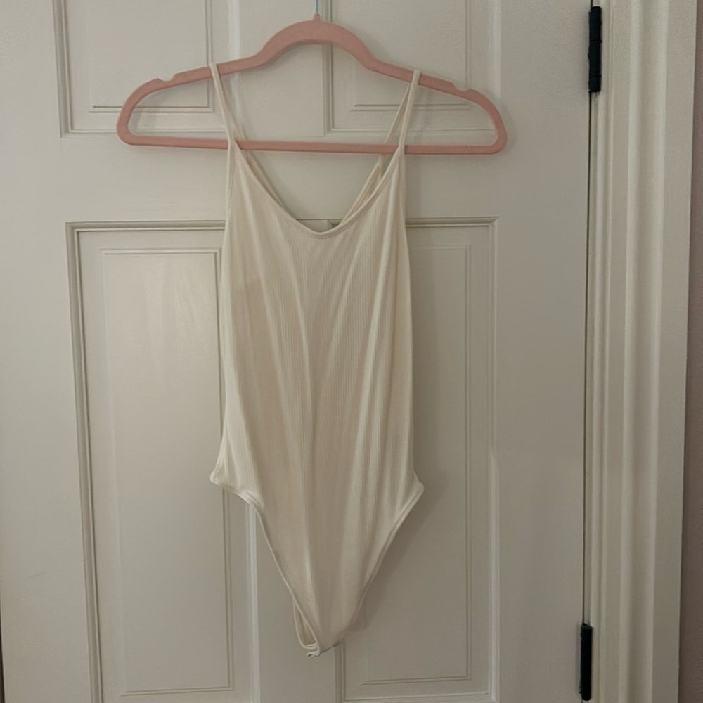White tank top bodysuit